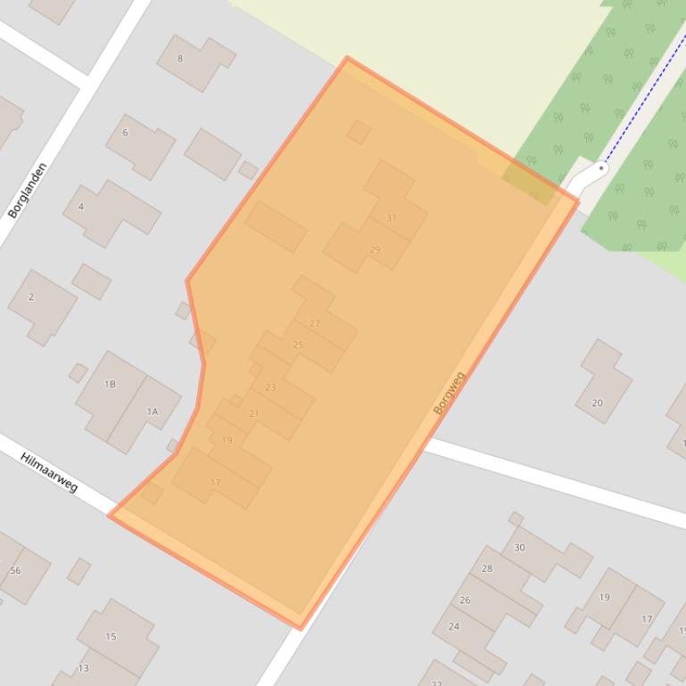 Kaart van postcodegebied 9921RS.