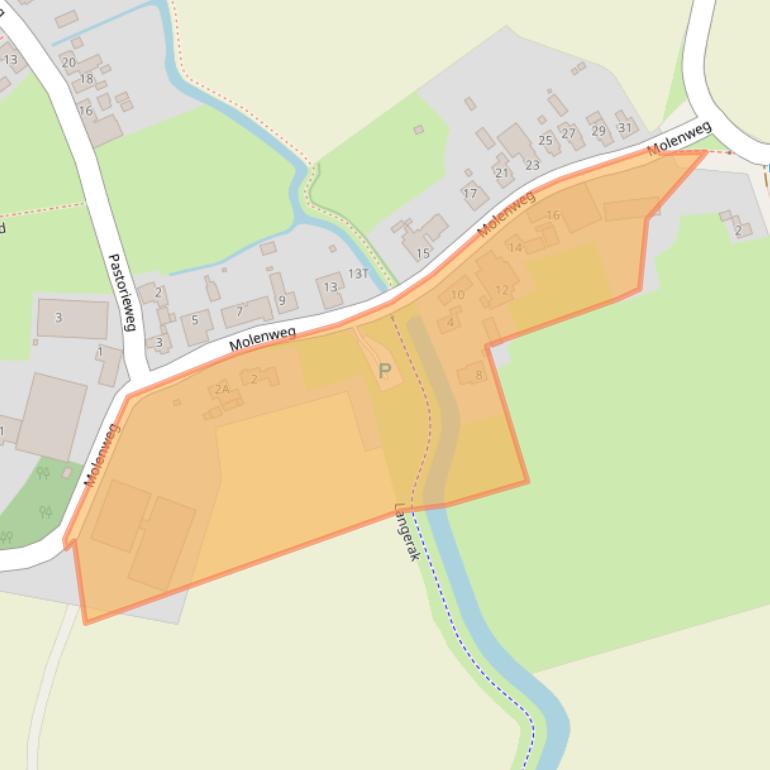 Kaart van postcodegebied 9922PC.