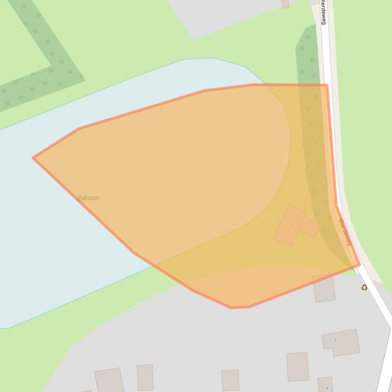 Kaart van postcodegebied 9922PZ.