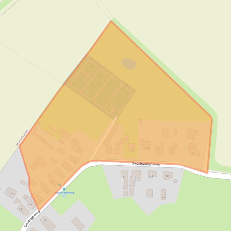 Kaart van postcodegebied 9923PB.