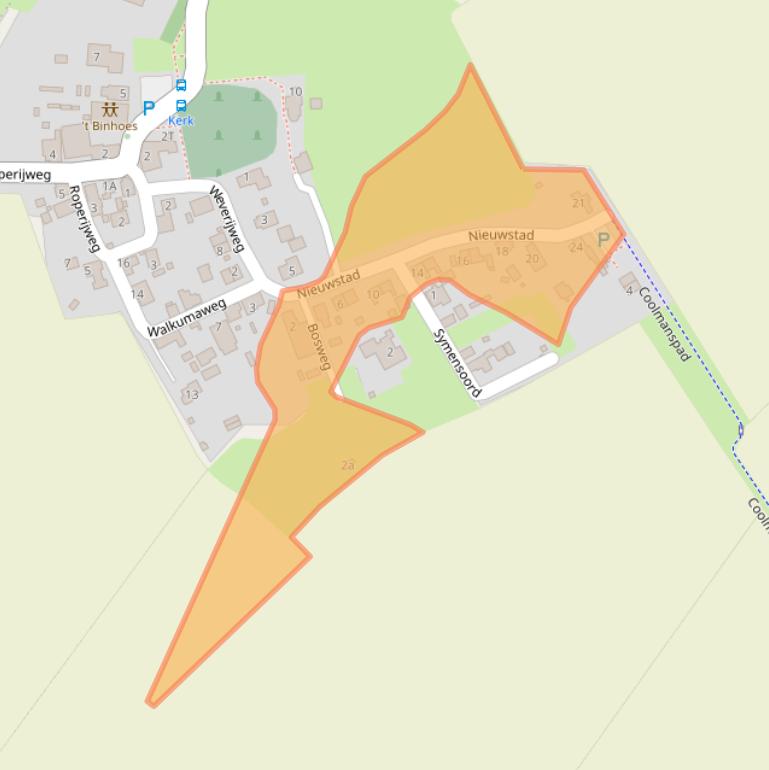 Kaart van postcodegebied 9923PH.