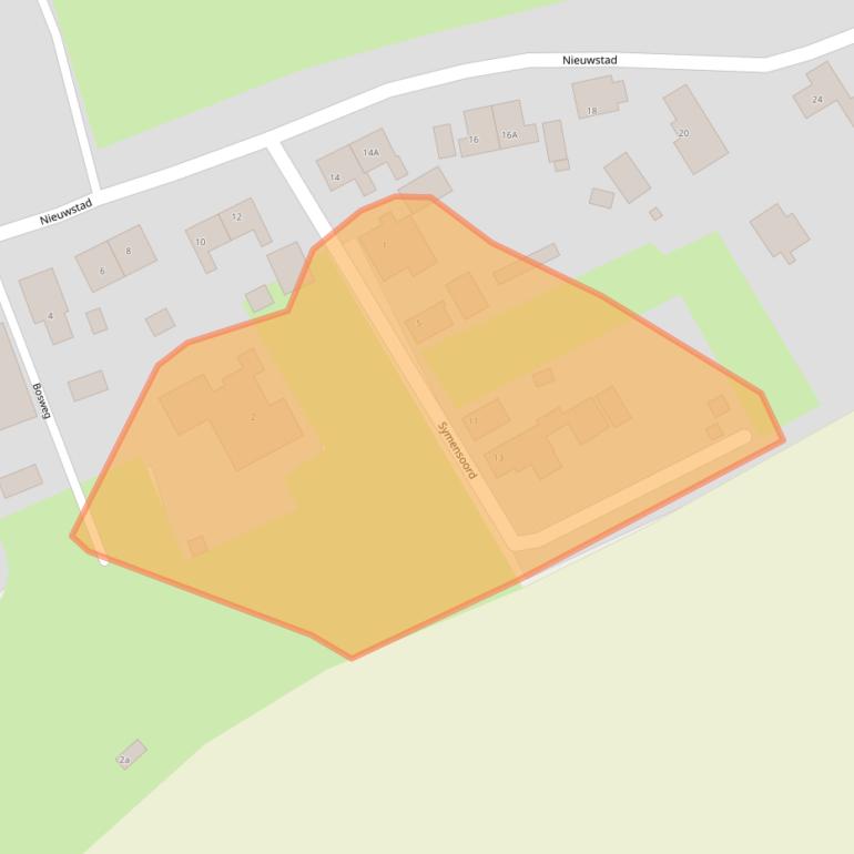 Kaart van postcodegebied 9923PJ.