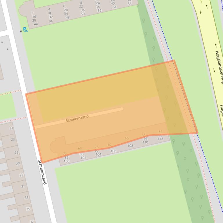 Kaart van postcodegebied 9931AG.