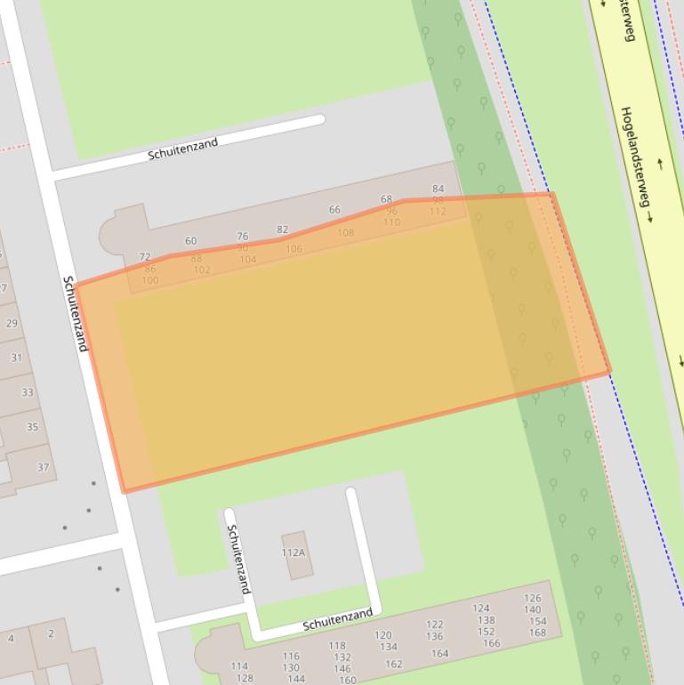 Kaart van postcodegebied 9931AH.