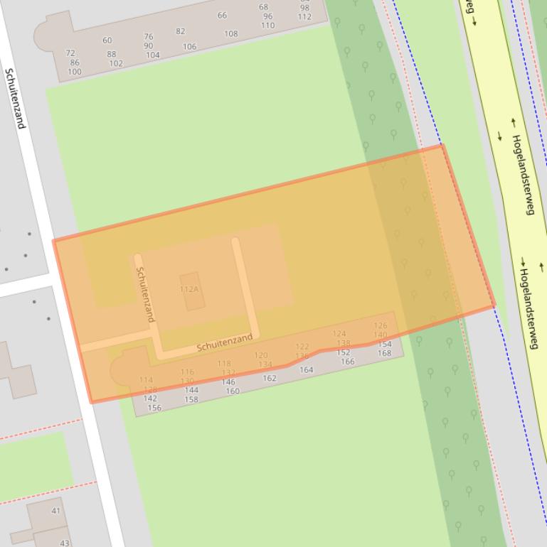 Kaart van postcodegebied 9931AJ.