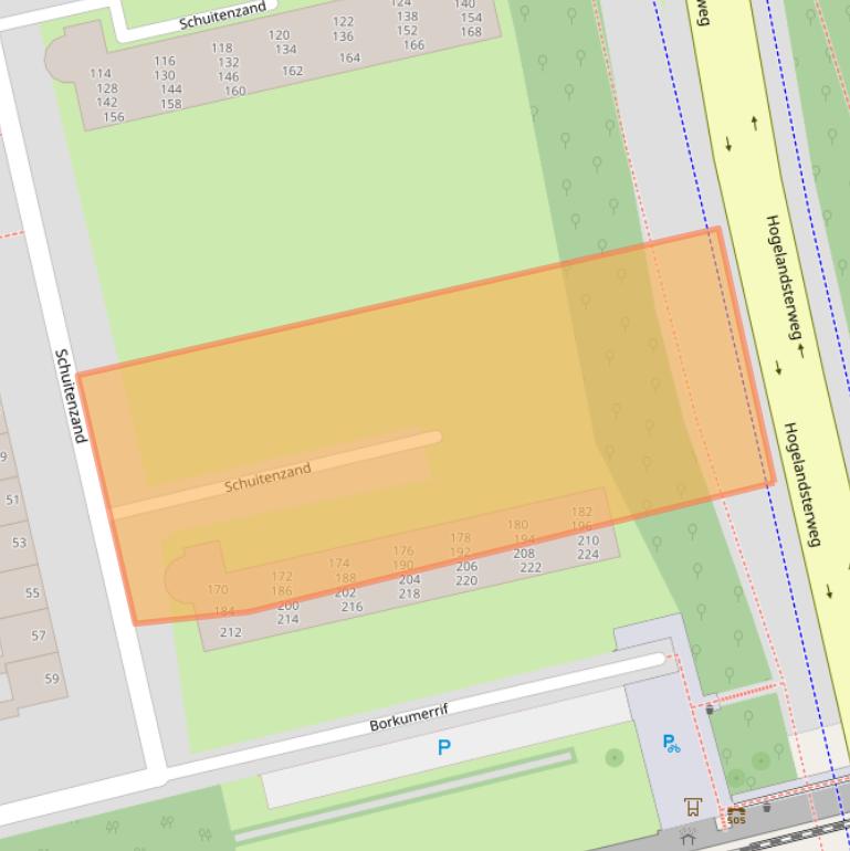 Kaart van postcodegebied 9931AL.