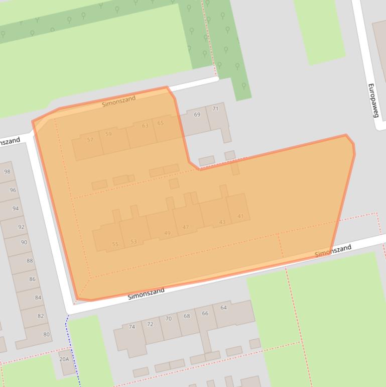 Kaart van postcodegebied 9931AP.