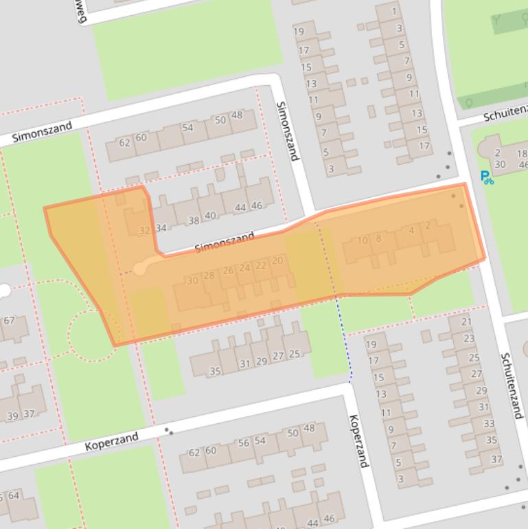 Kaart van postcodegebied 9931AS.