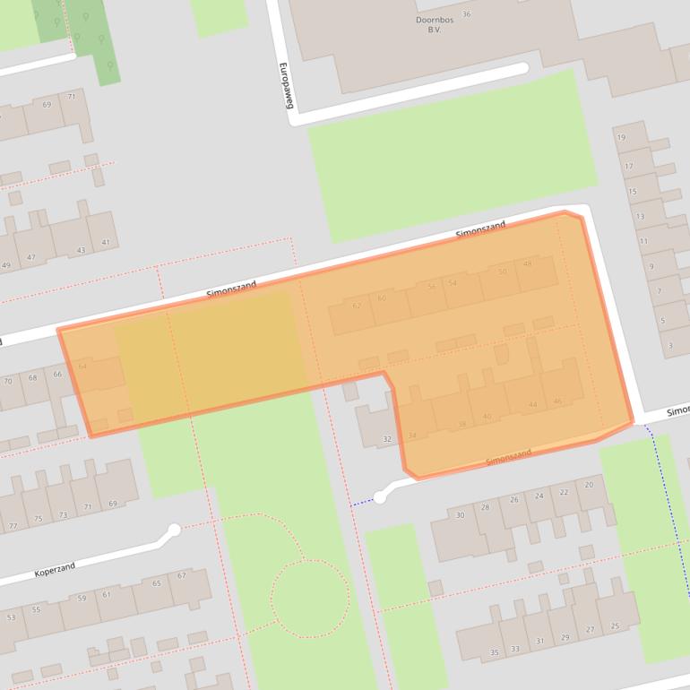 Kaart van postcodegebied 9931AT.