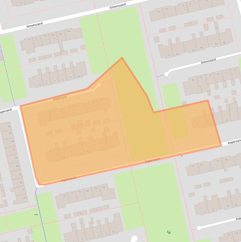 Kaart van postcodegebied 9931BB.