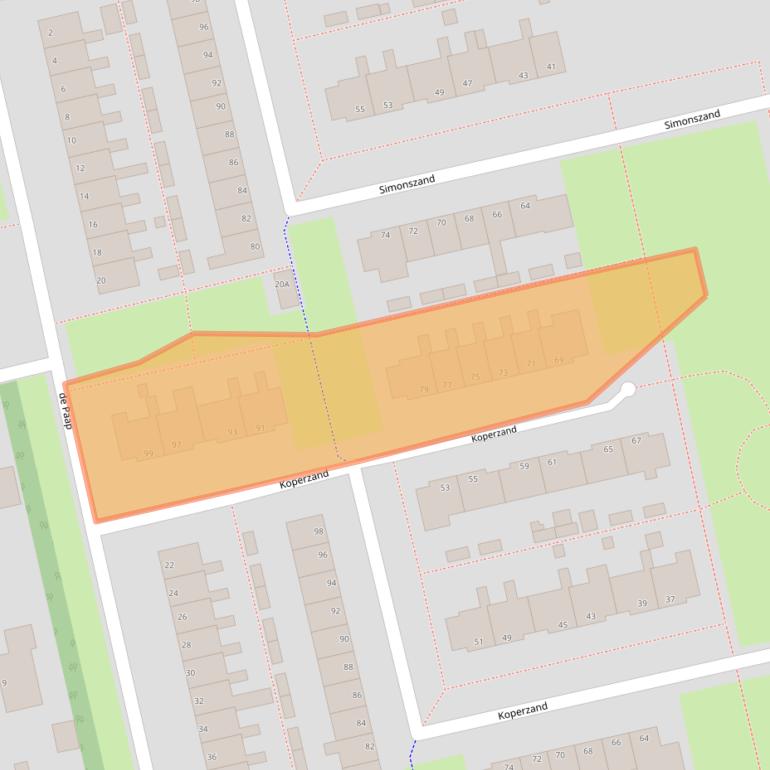 Kaart van postcodegebied 9931BC.