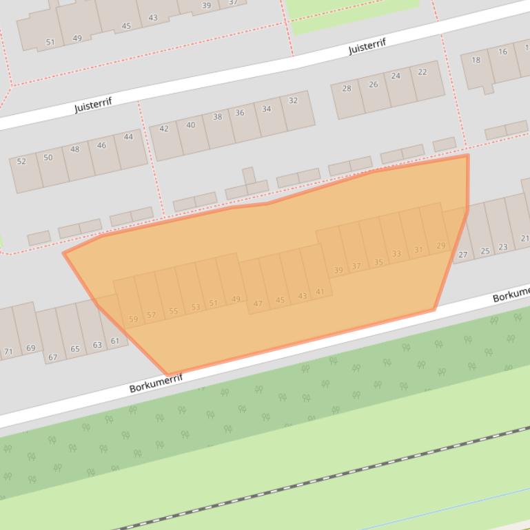 Kaart van postcodegebied 9931BP.