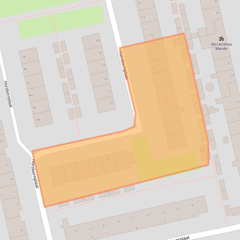 Kaart van postcodegebied 9931CJ.
