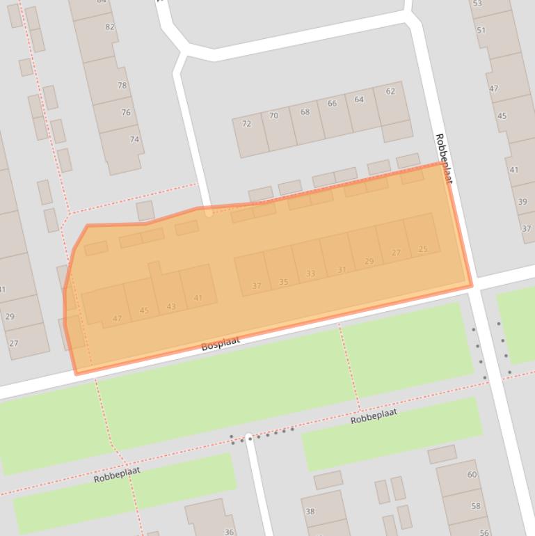 Kaart van postcodegebied 9931CX.