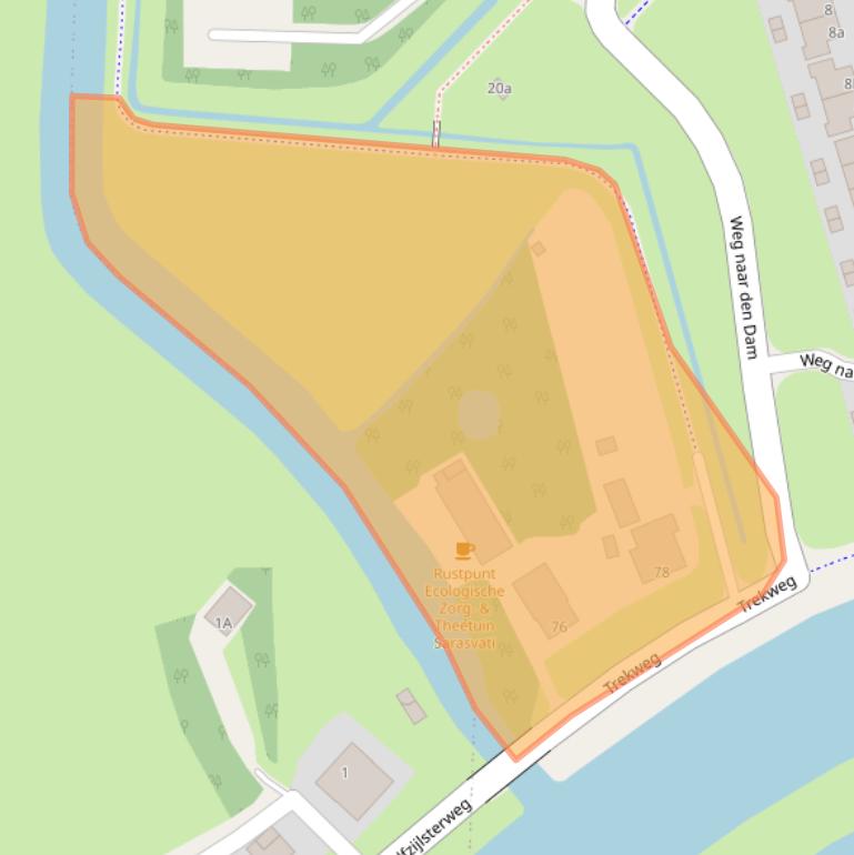 Kaart van postcodegebied 9932GH.