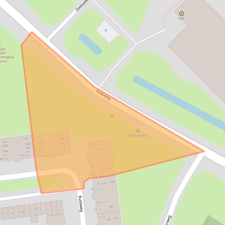 Kaart van postcodegebied 9933BB.