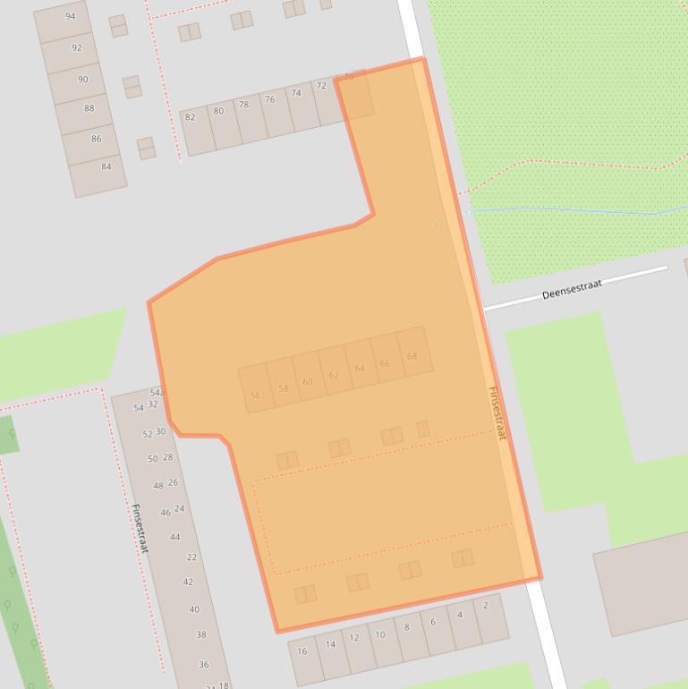 Kaart van postcodegebied 9933PE.