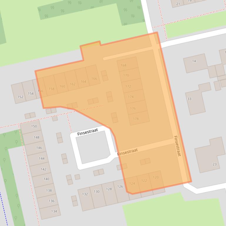 Kaart van postcodegebied 9933PP.