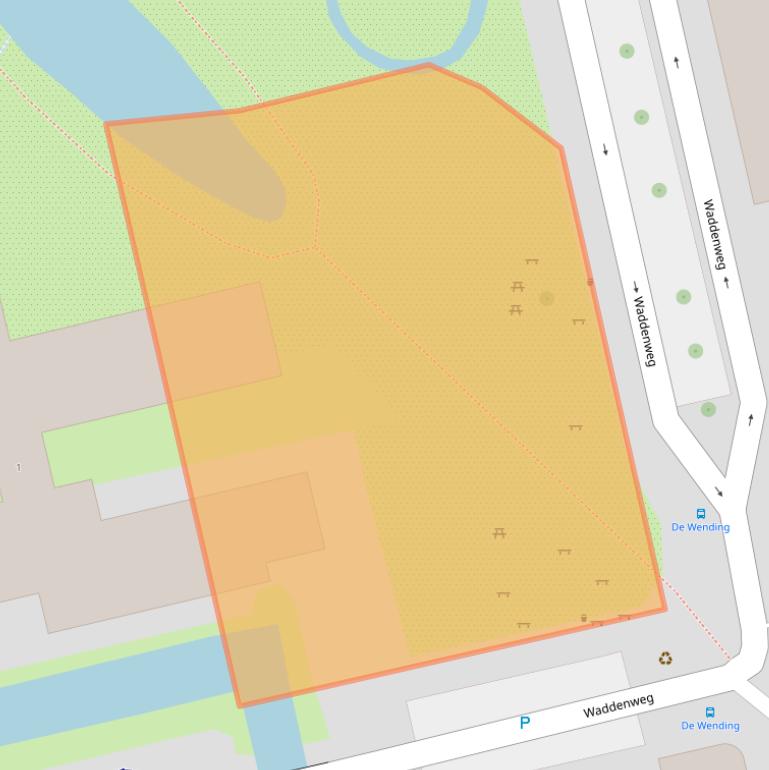 Kaart van postcodegebied 9933PS.