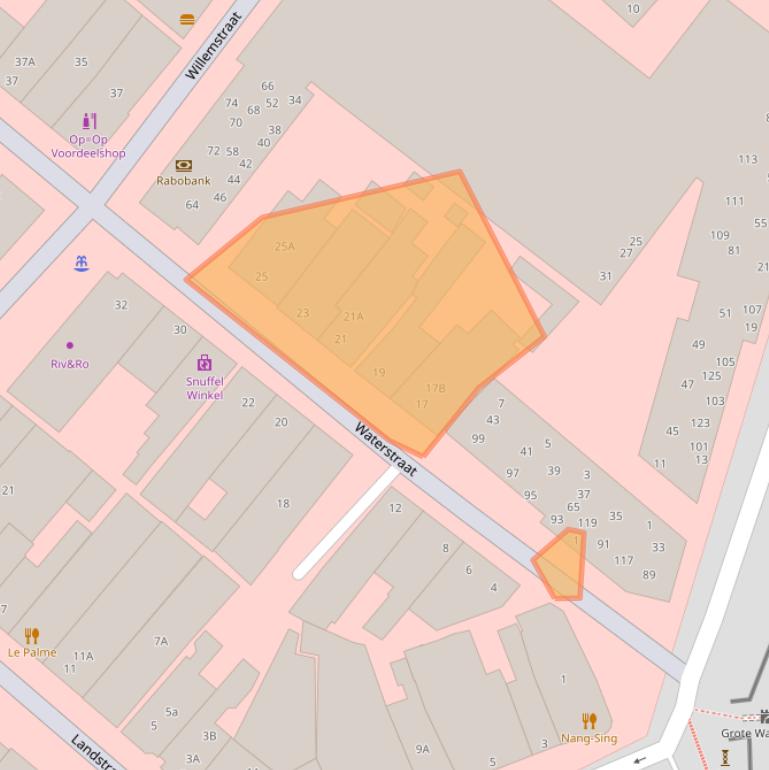 Kaart van postcodegebied 9934AP.