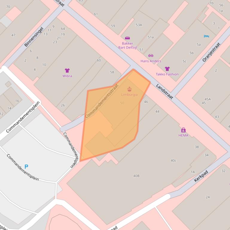 Kaart van postcodegebied 9934BN.