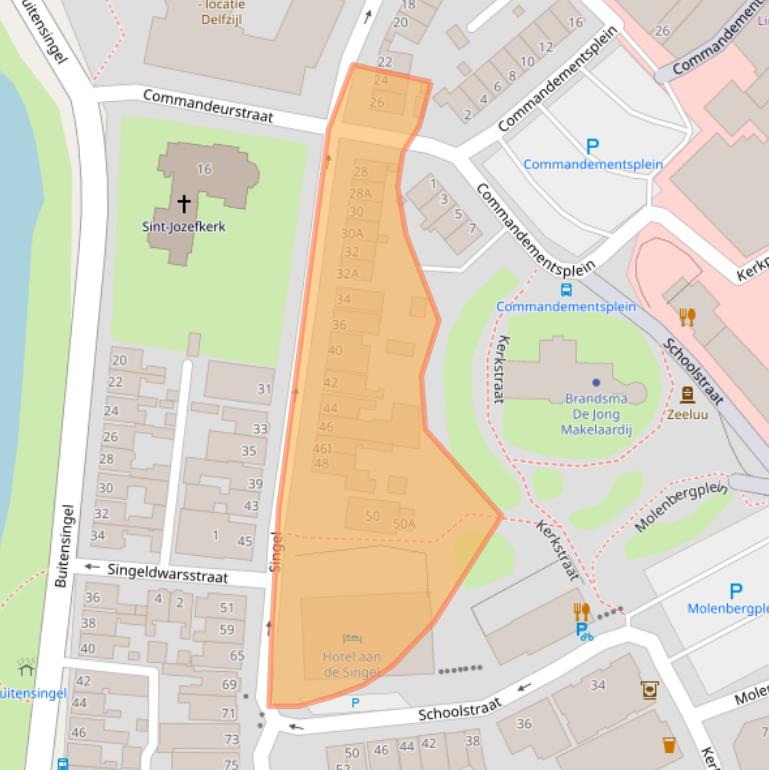 Kaart van postcodegebied 9934BW.