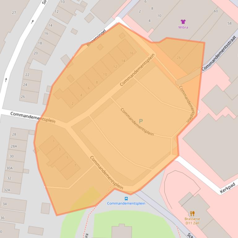 Kaart van postcodegebied 9934CB.