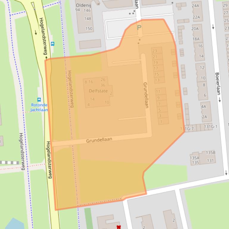 Kaart van postcodegebied 9934JH.