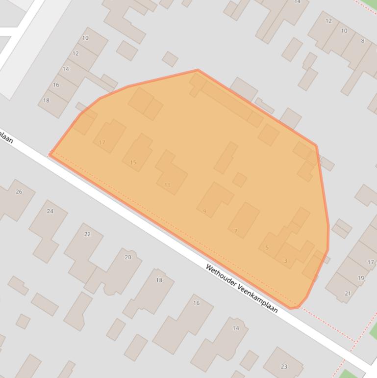 Kaart van postcodegebied 9934JR.