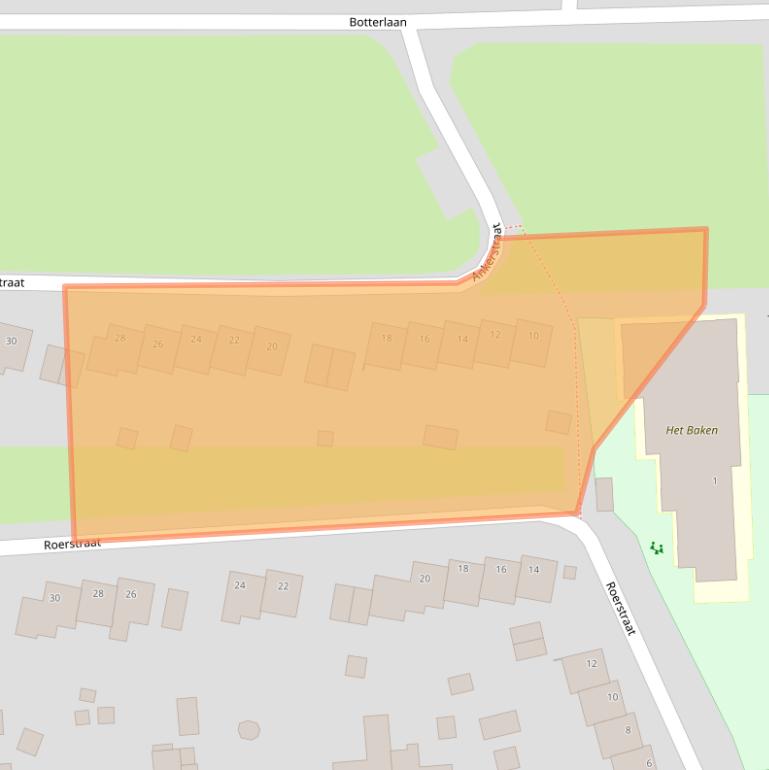 Kaart van postcodegebied 9934KB.