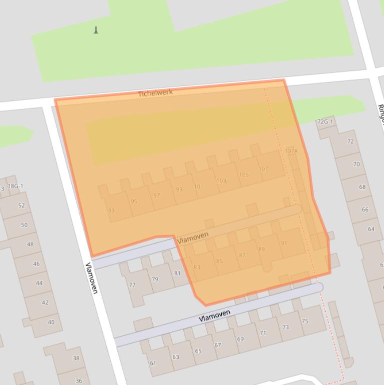 Kaart van postcodegebied 9934NH.