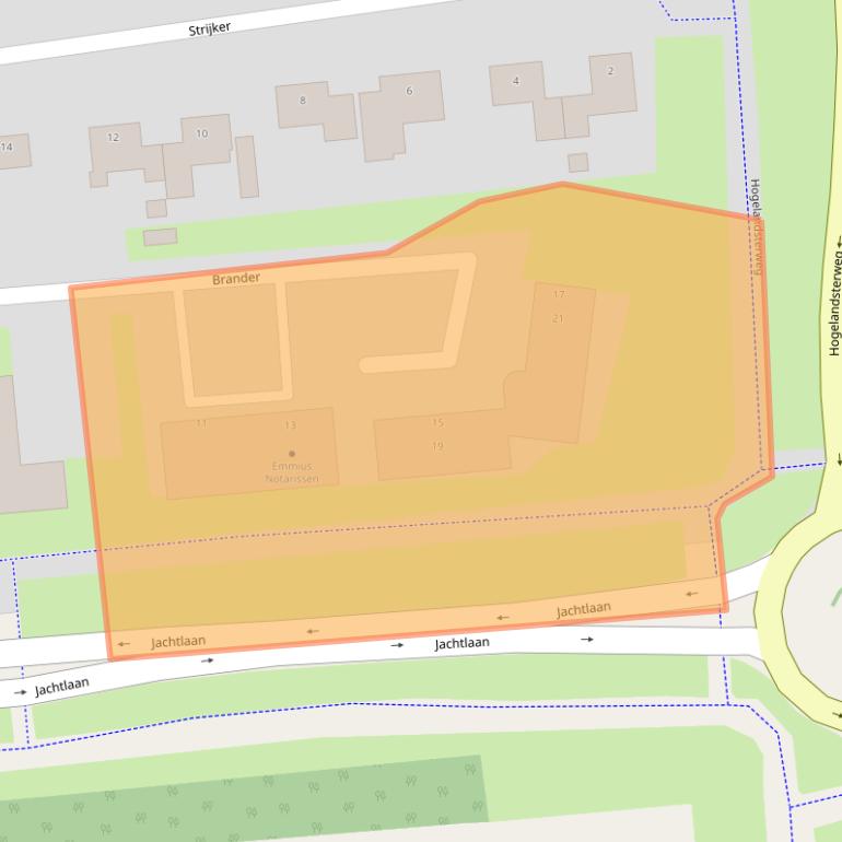 Kaart van postcodegebied 9934NR.