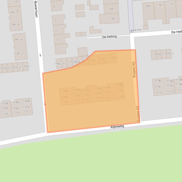 Kaart van postcodegebied 9934PH.