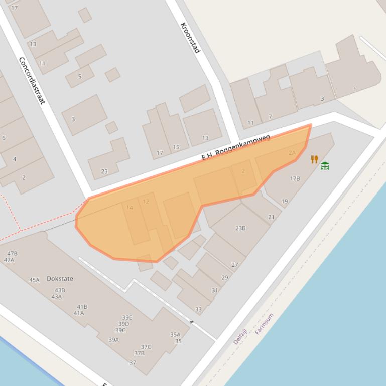 Kaart van postcodegebied 9934RJ.