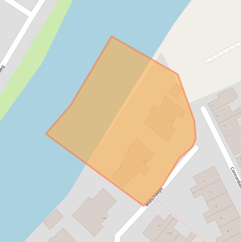 Kaart van postcodegebied 9934RV.