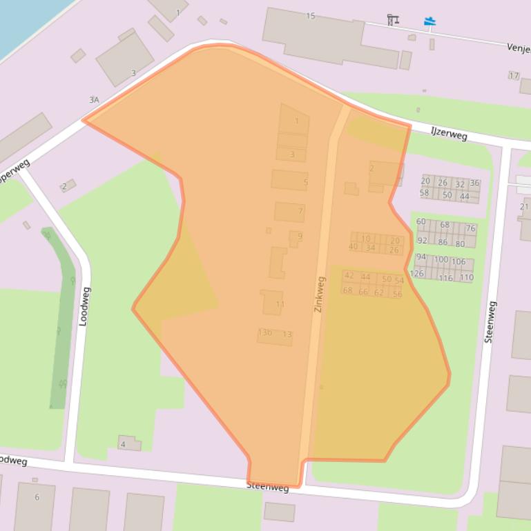 Kaart van postcodegebied 9936BW.