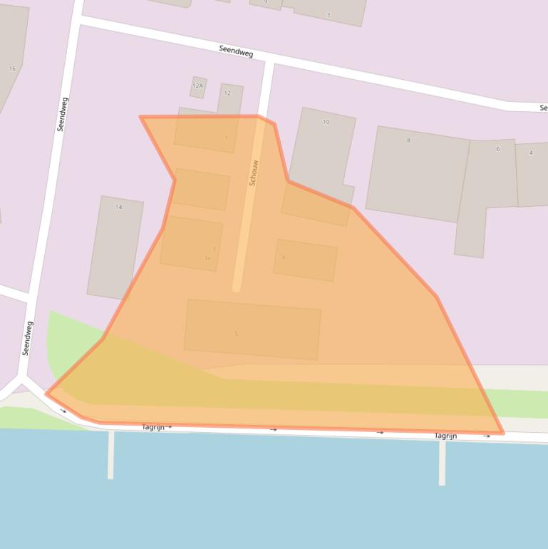 Kaart van postcodegebied 9936GX.