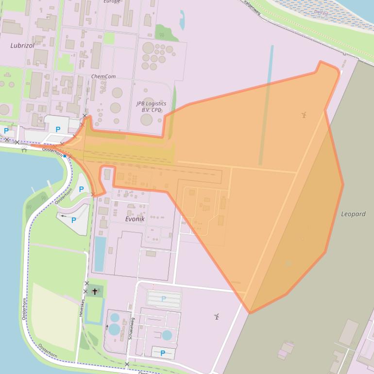 Kaart van postcodegebied 9936HH.