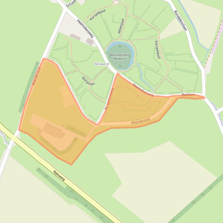 Kaart van postcodegebied 9936HL.