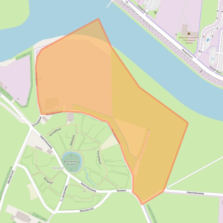 Kaart van postcodegebied 9936HT.