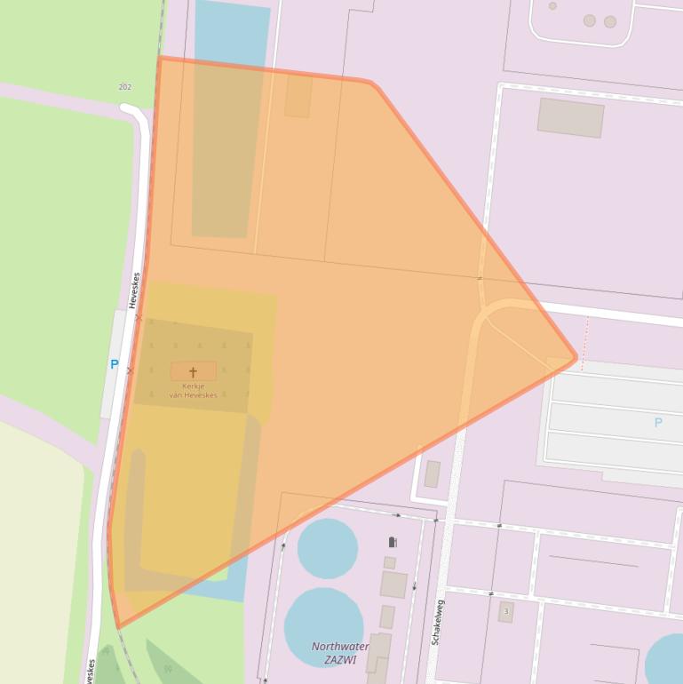 Kaart van postcodegebied 9936TC.