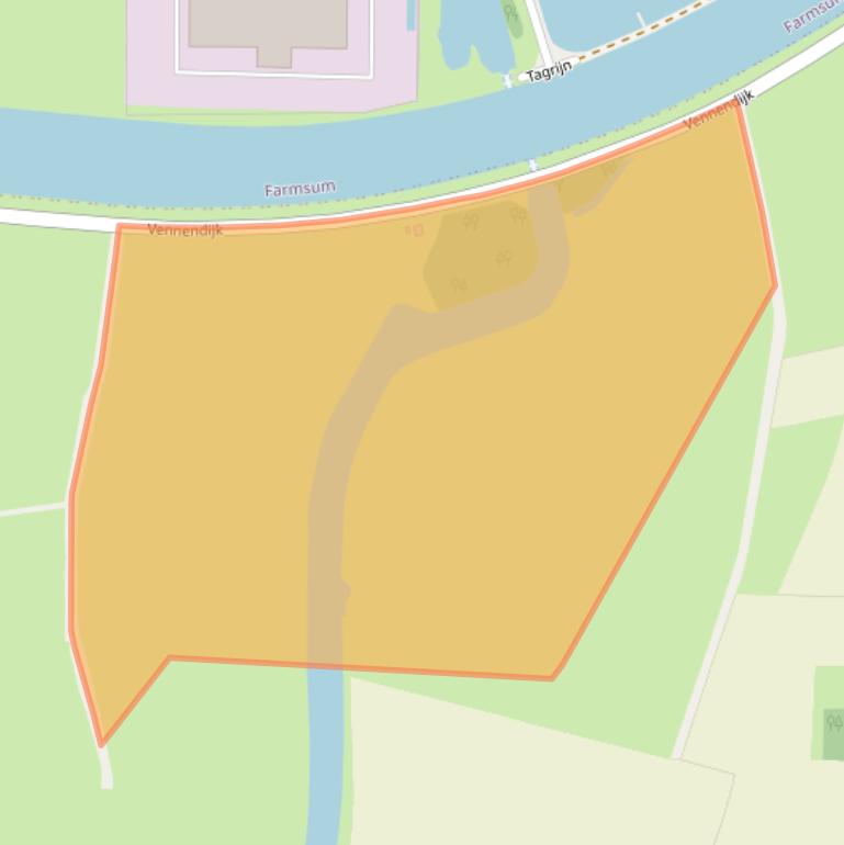 Kaart van postcodegebied 9937TA.