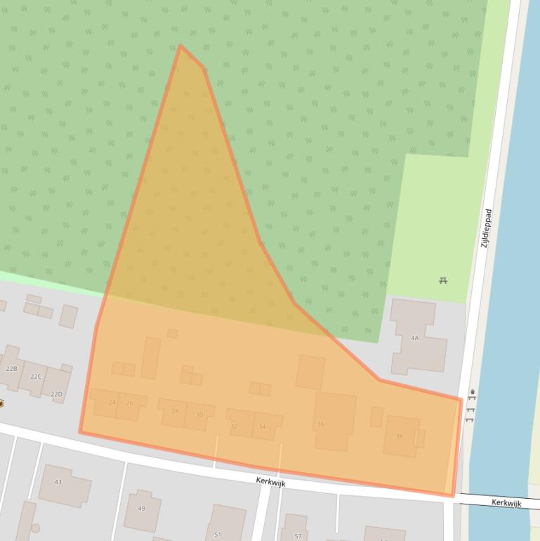Kaart van postcodegebied 9943PJ.