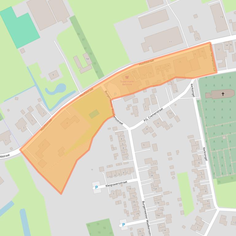 Kaart van postcodegebied 9944AE.