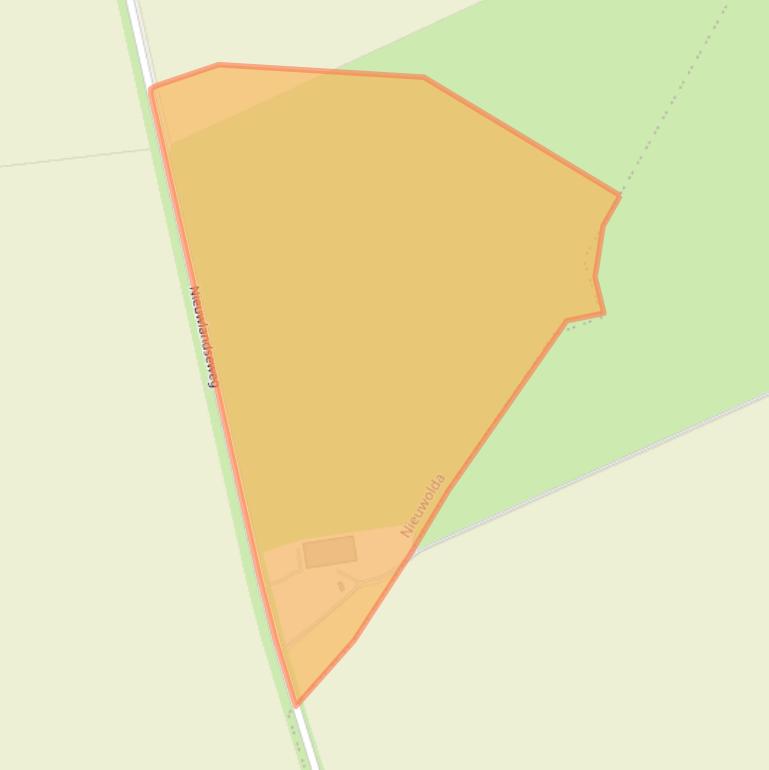 Kaart van postcodegebied 9944BG.