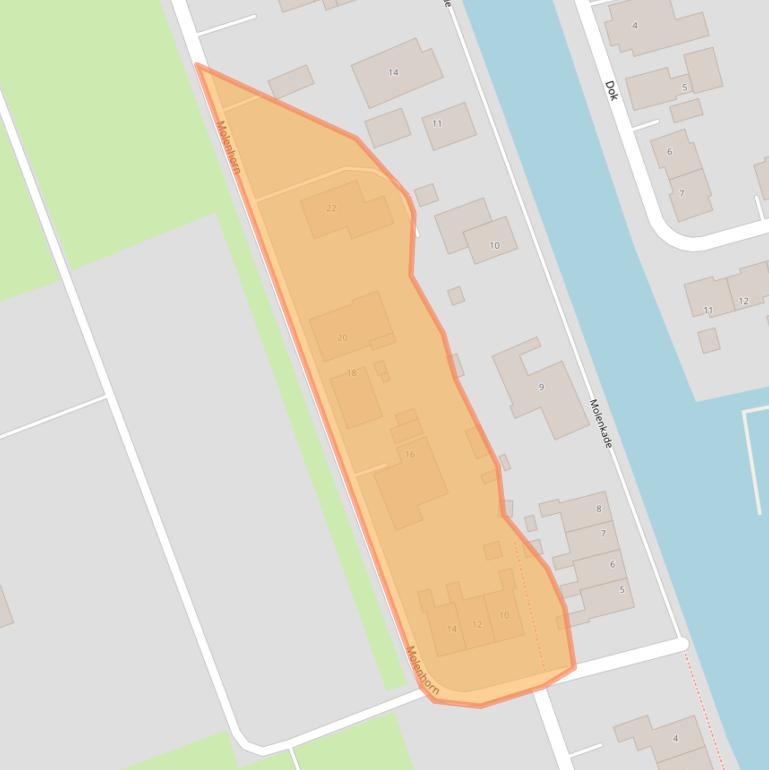 Kaart van postcodegebied 9944BM.