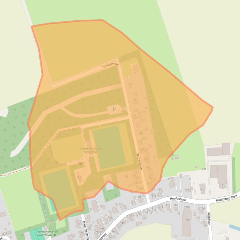 Kaart van postcodegebied 9944BT.