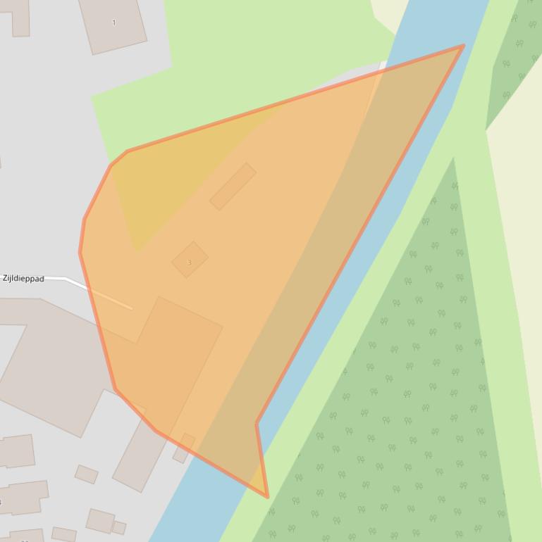 Kaart van postcodegebied 9944ED.