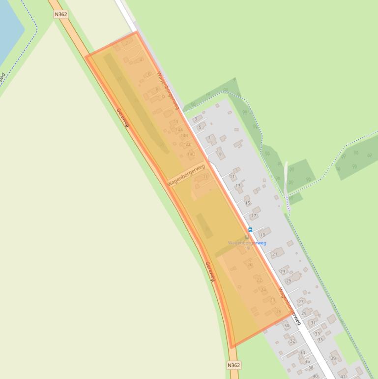 Kaart van postcodegebied 9944GC.