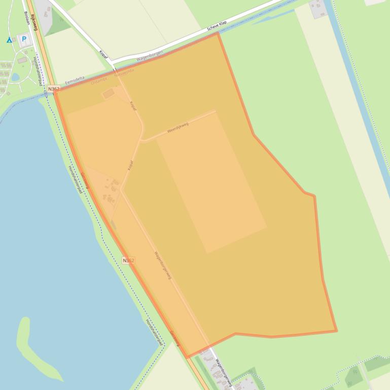 Kaart van postcodegebied 9944VA.